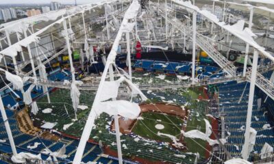 Tropicana Field Damage Hurricane Milton 2024