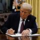 Trump Signs Executive Orders In Oval Office 2025