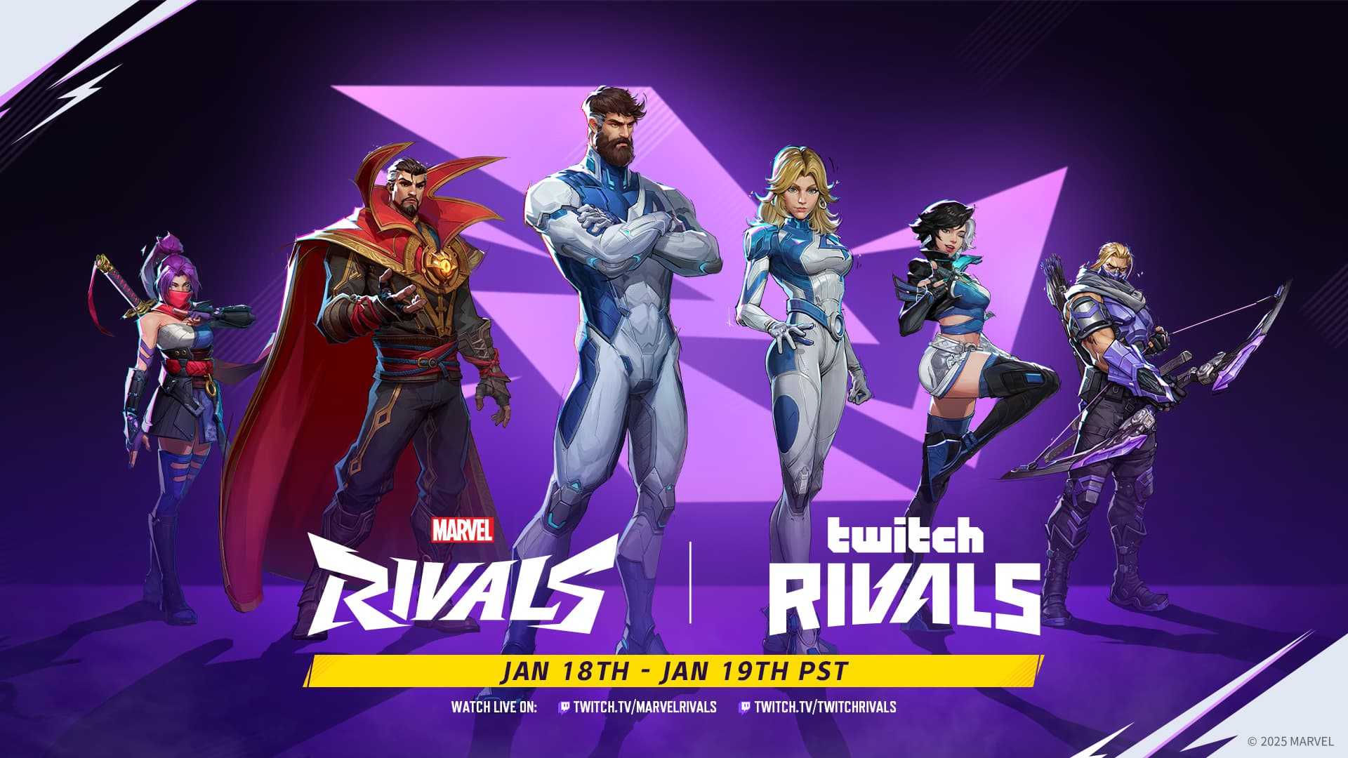 Twitch Rivals Marvel Rivals Showdown Tournament 2025