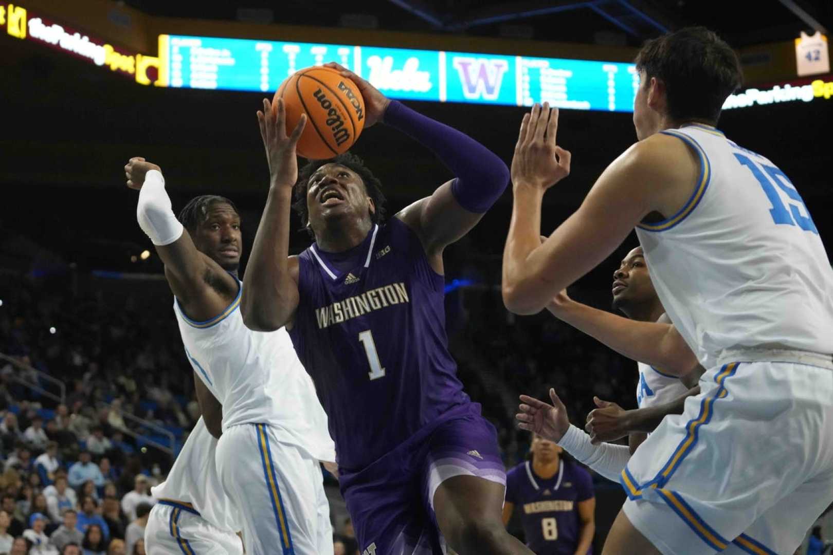 Ucla Bruins Vs Washington Huskies Basketball Game