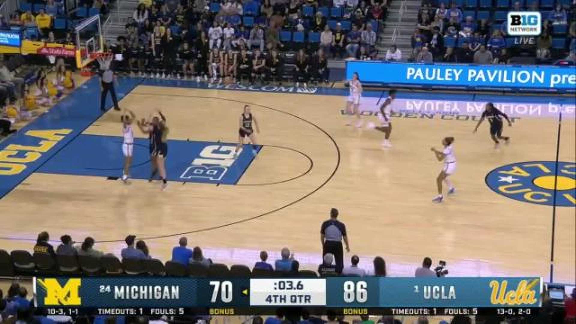 Ucla Vs Michigan Basketball 2025 Pauley Pavilion