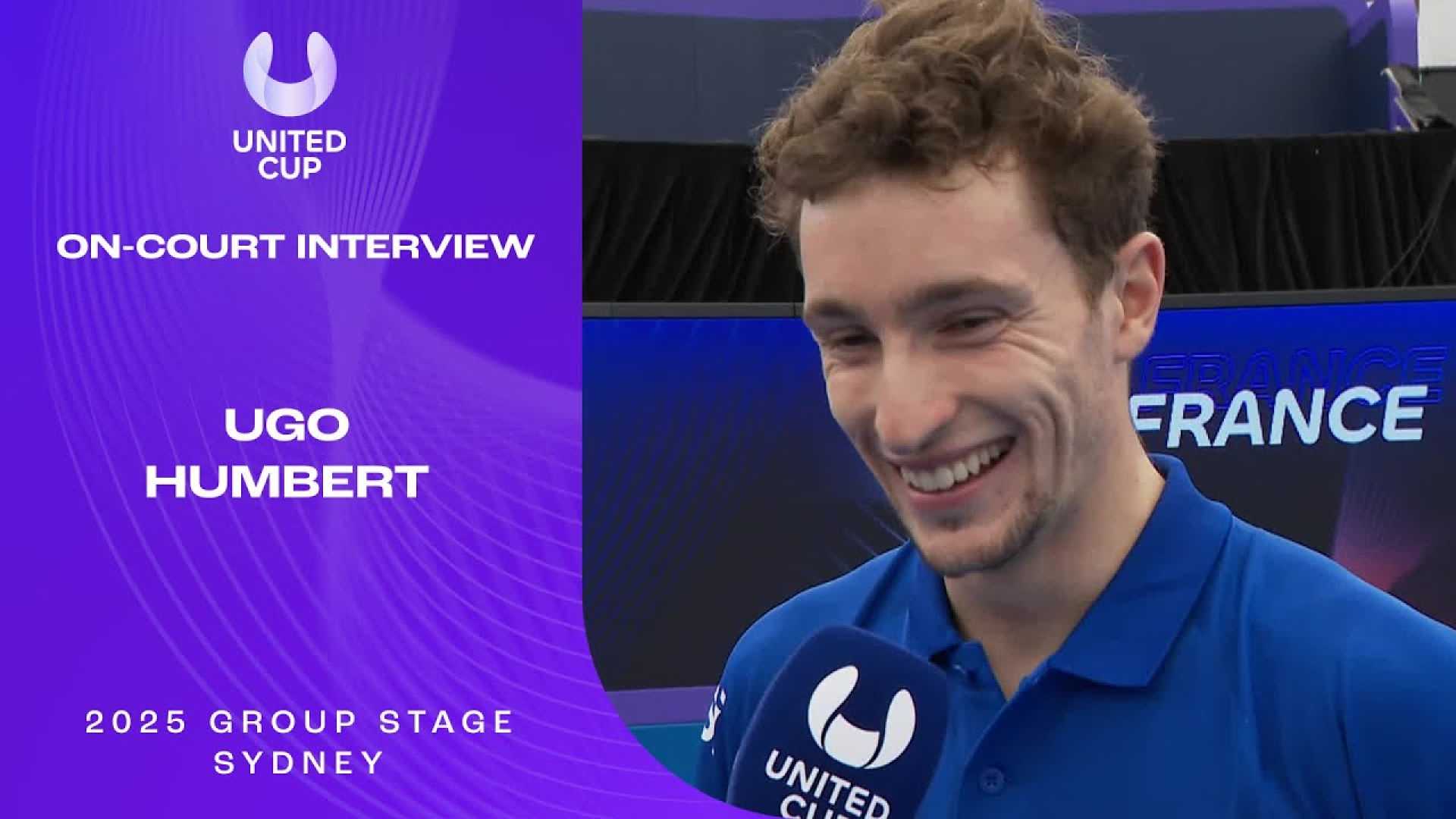 Ugo Humbert Australian Open 2025 Interview