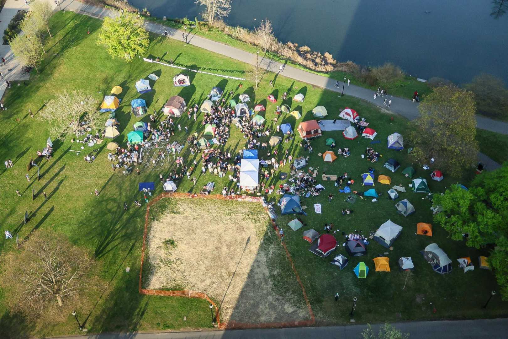 Umass Amherst Gaza Protest Encampment May 2024