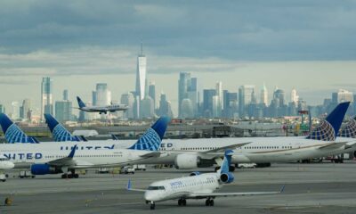 United Airlines Airplane At Newark Liberty International Airport