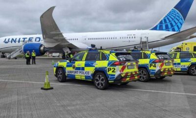 United Airlines Flight Diverted Dublin Passenger Incident