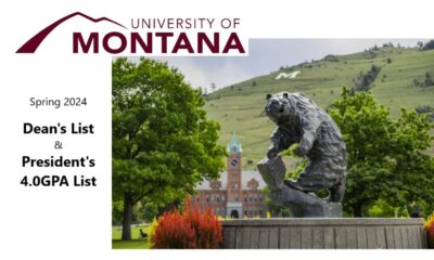 University Of Montana Dean's List 2024 Students