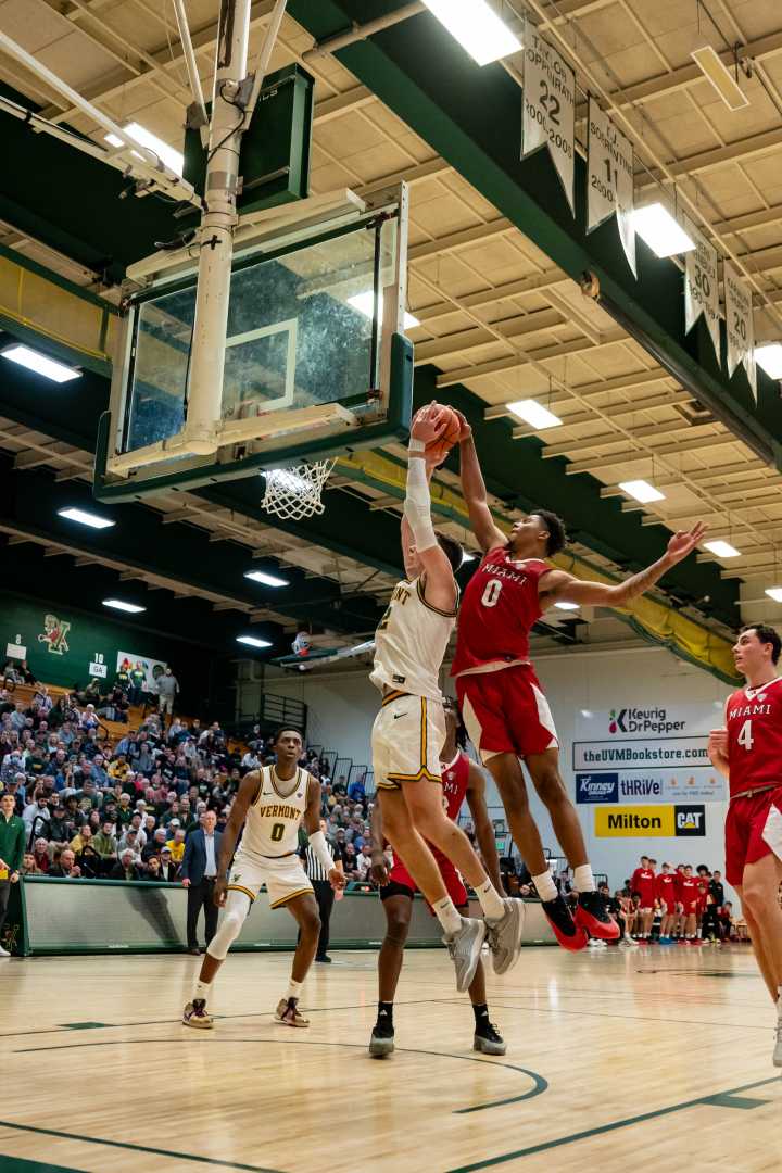 University Of Vermont Women's Basketball Game Action