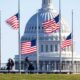 Us Capitol Flag Half Staff Jimmy Carter