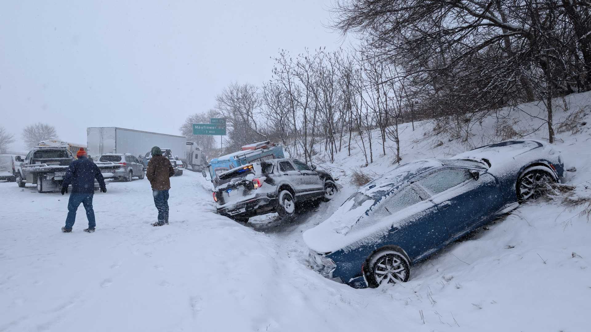 Us 31 Bypass Crash Indiana Snowy Conditions