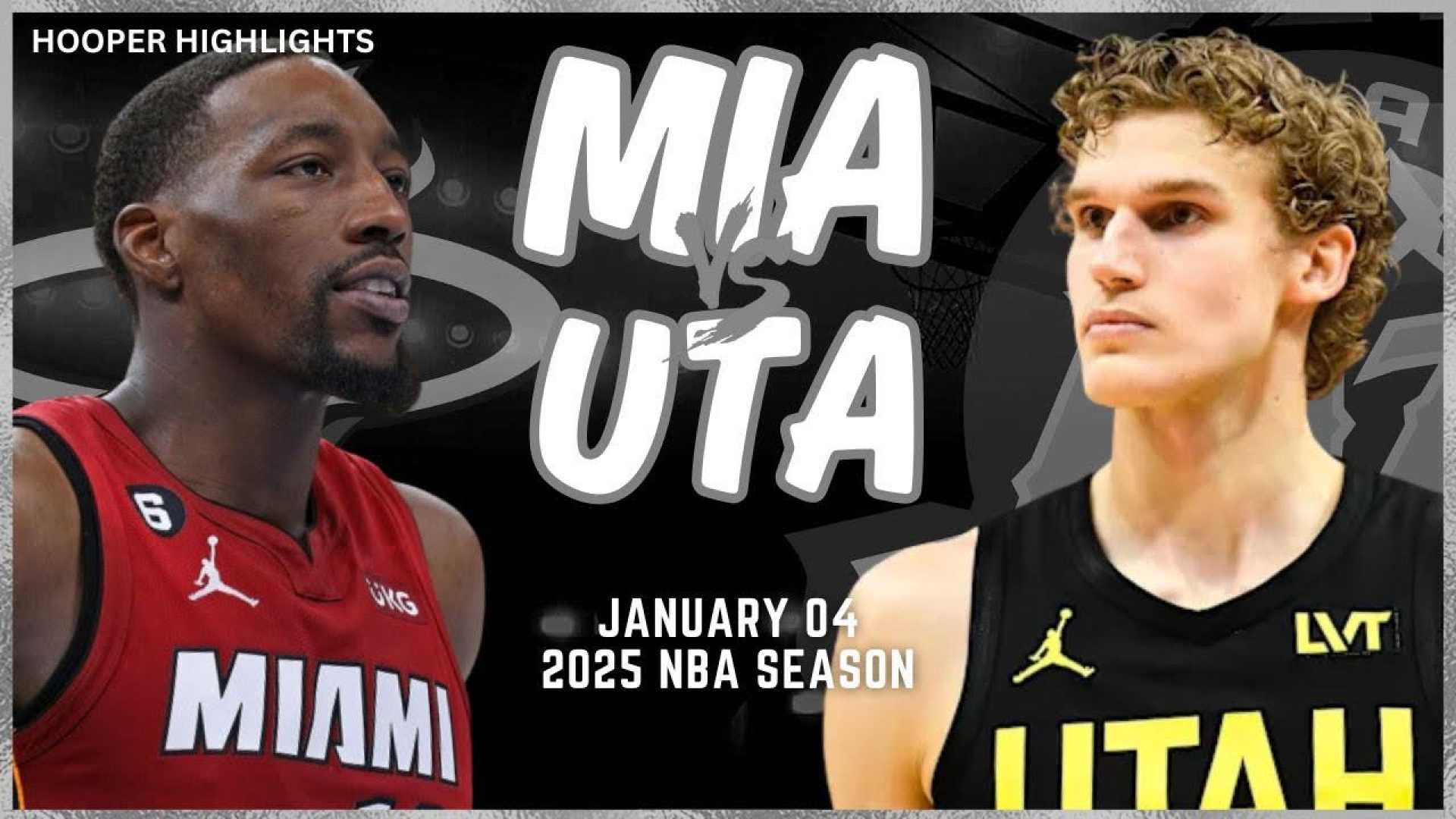 Utah Jazz Vs Miami Heat January 4 2025