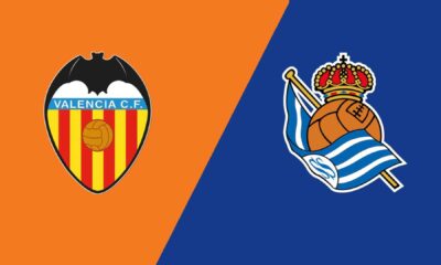 Valencia Cf Vs Real Sociedad La Liga Match