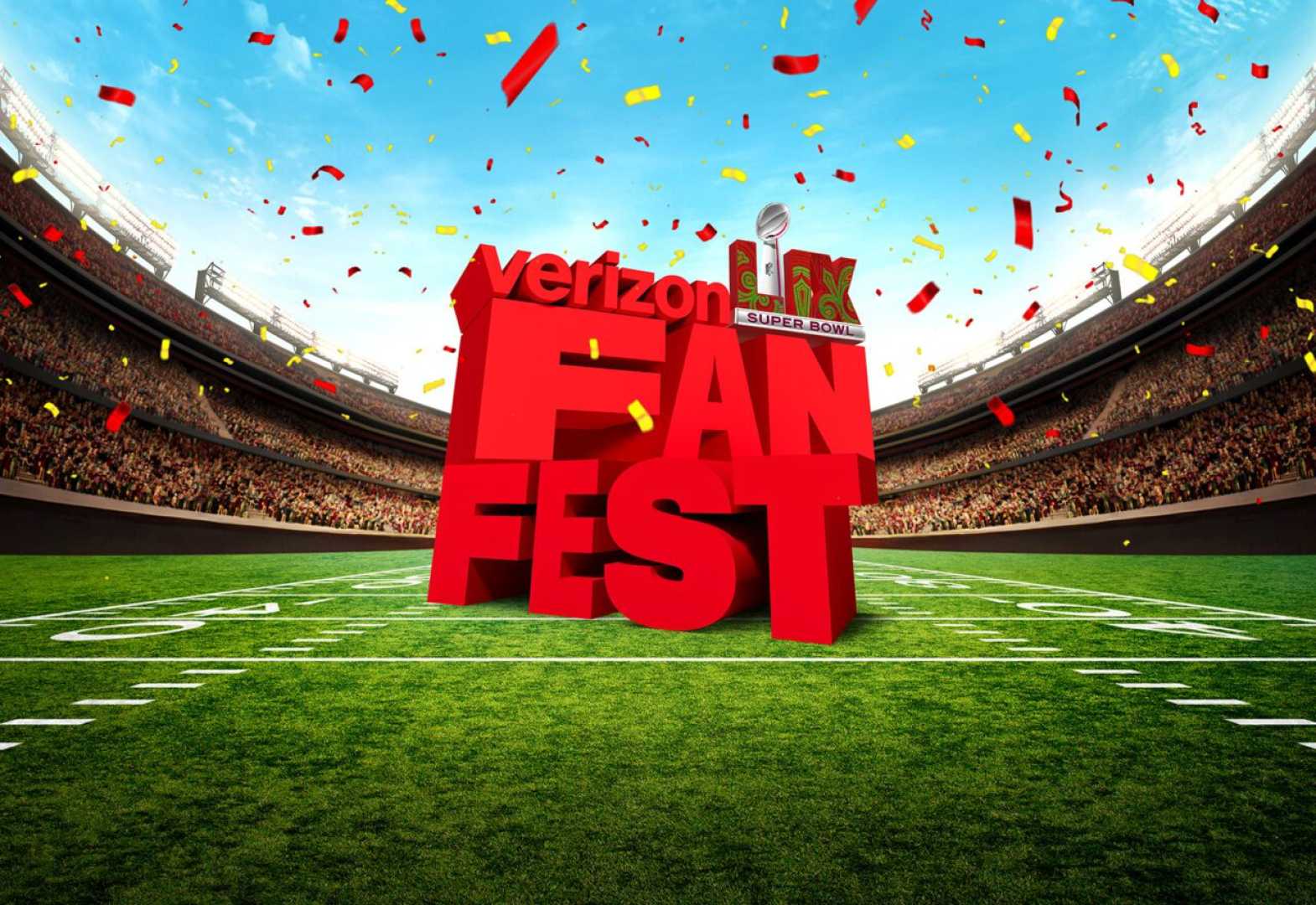 Verizon Super Bowl Fanfest Stadium Event