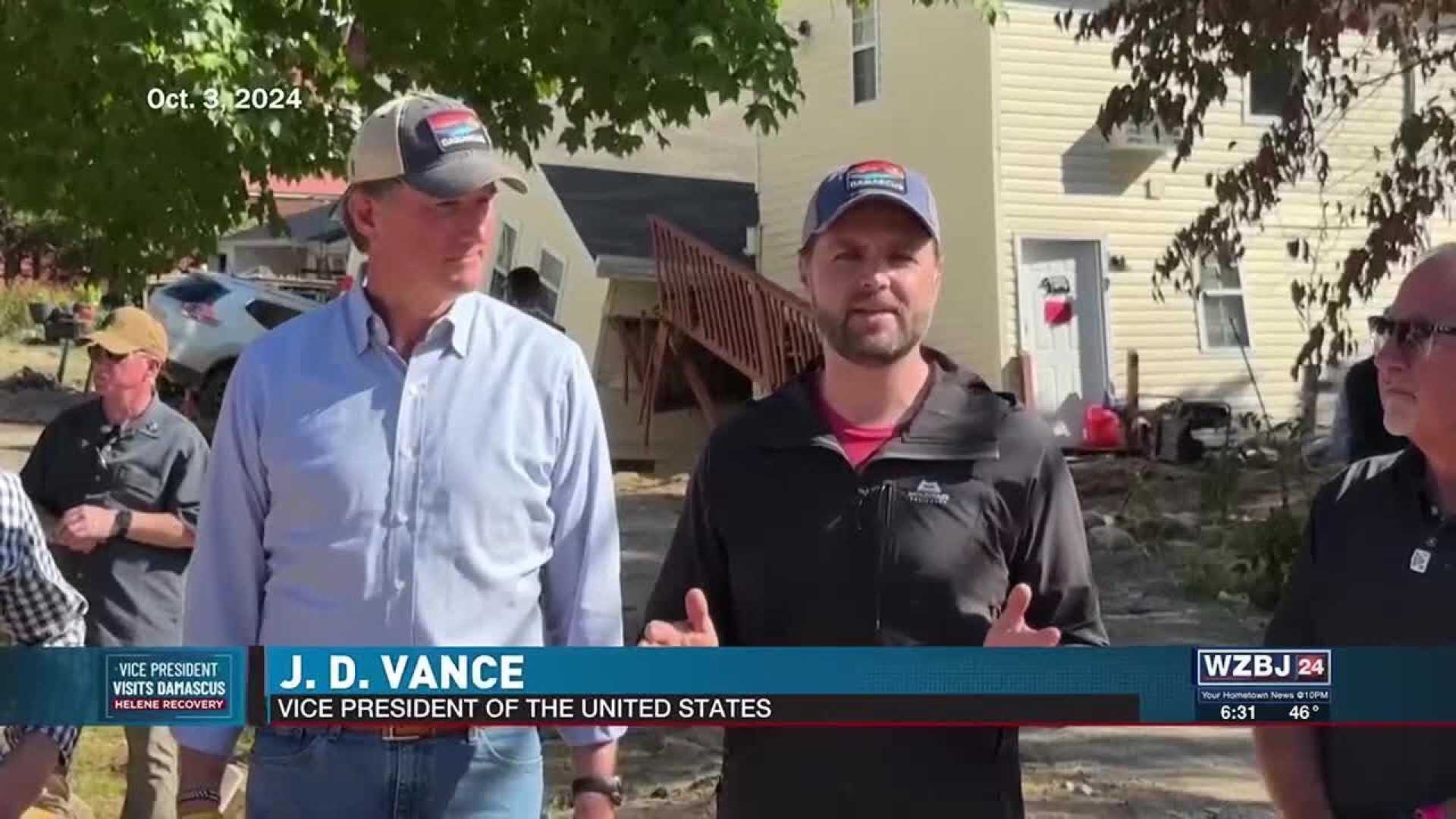 Vice President Jd Vance Damascus Virginia 2025