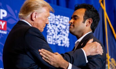 Vivek Ramaswamy And Donald Trump Meeting