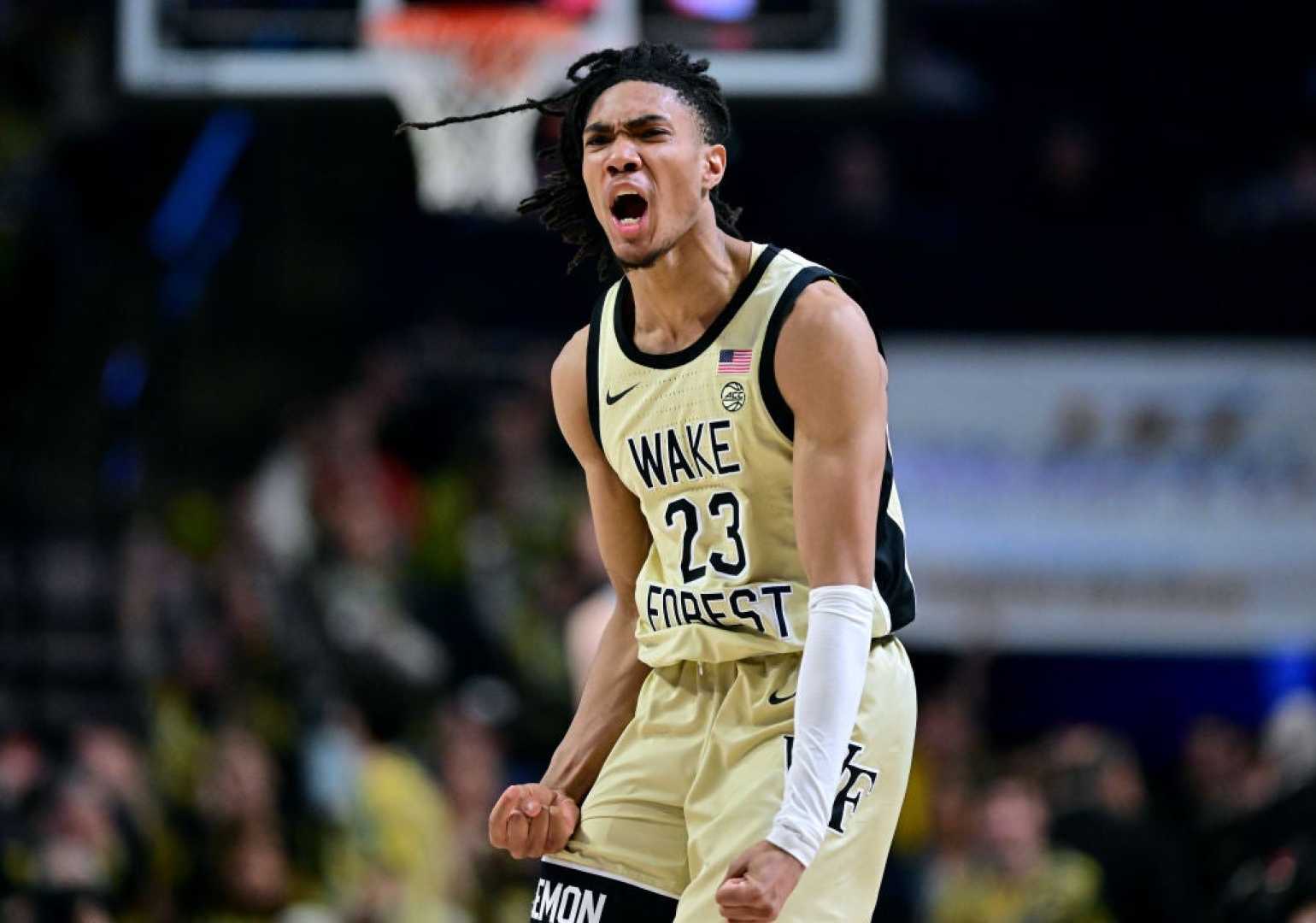 Wake Forest Basketball Player Hunter Sallis