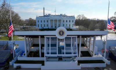 White House Moving Trucks Inauguration Day 2025