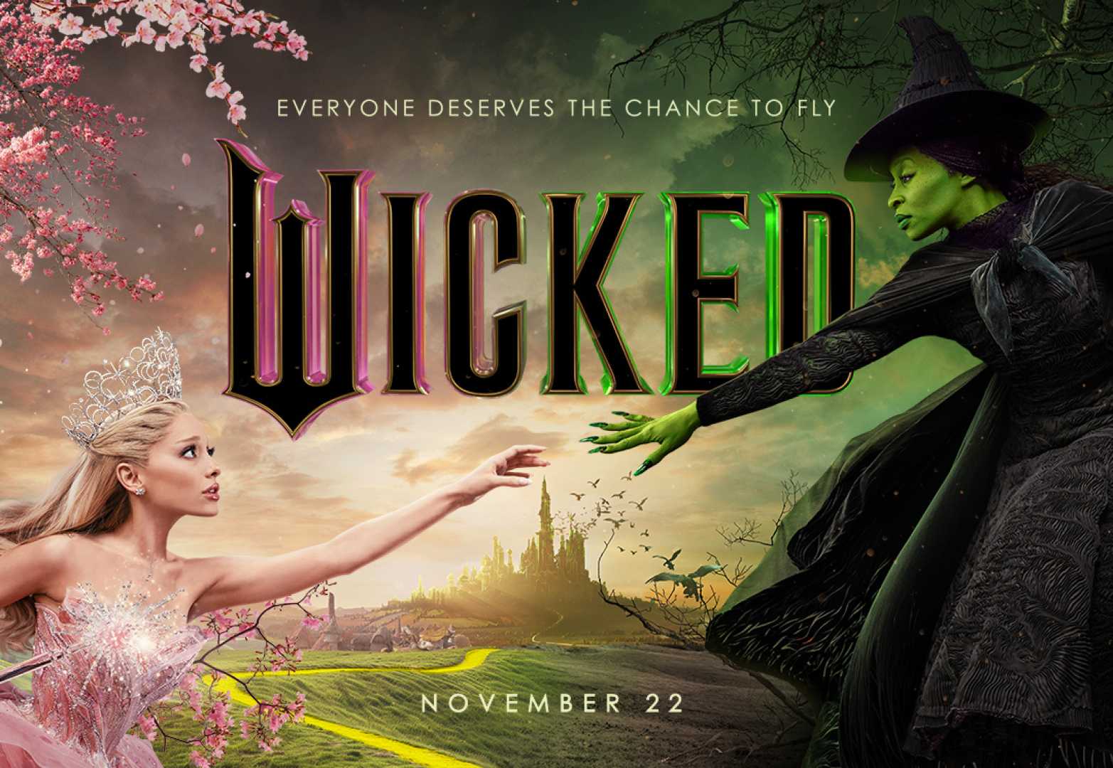 "wicked Movie Oscar Nominations 2025 Poster"