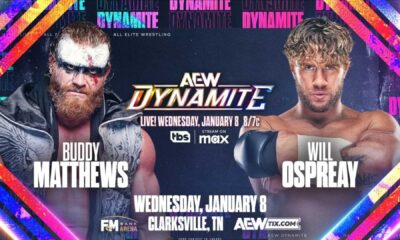 Will Ospreay Buddy Matthews Aew Dynamite 2025