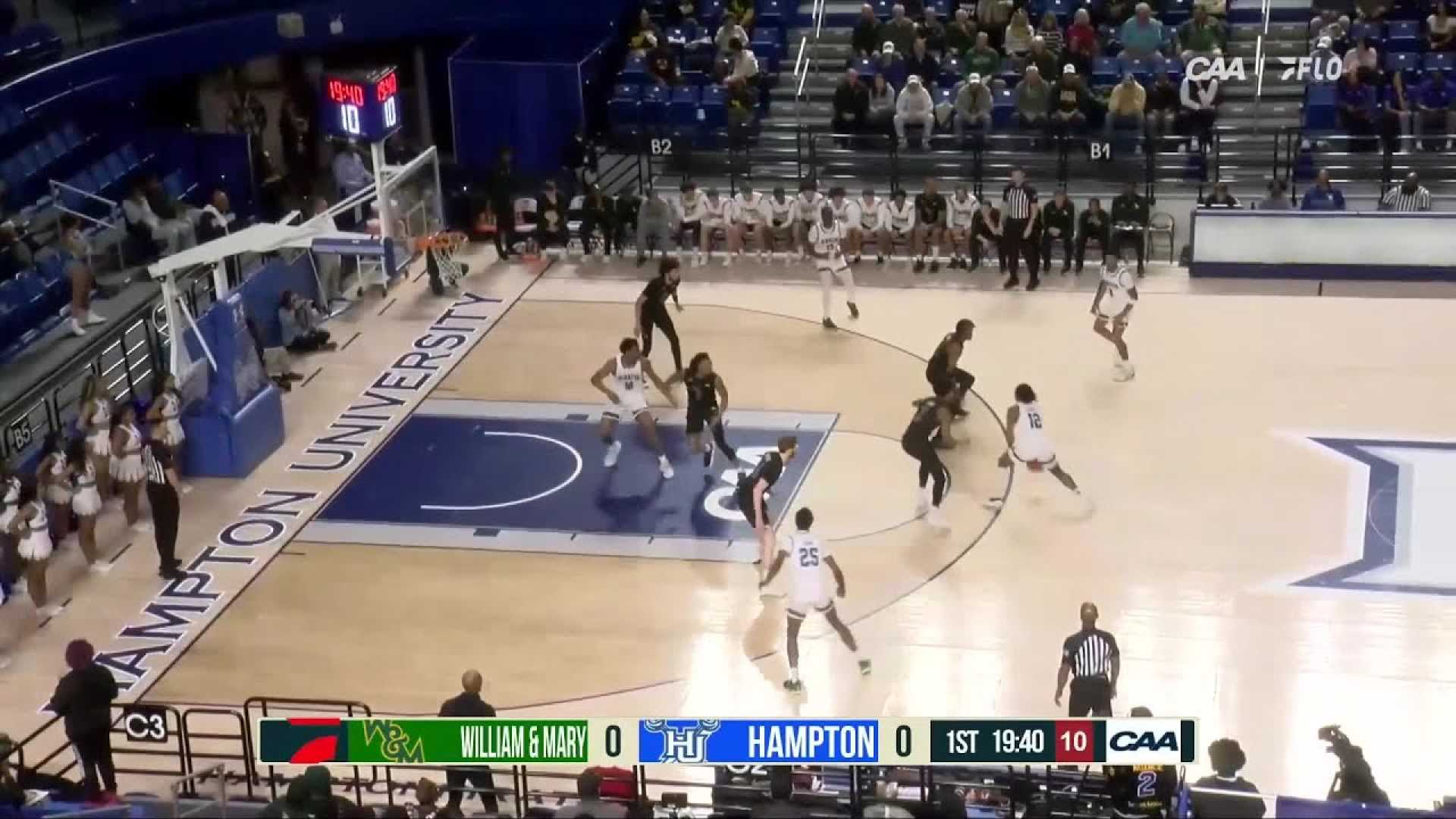 William & Mary Vs Hampton College Basketball Game