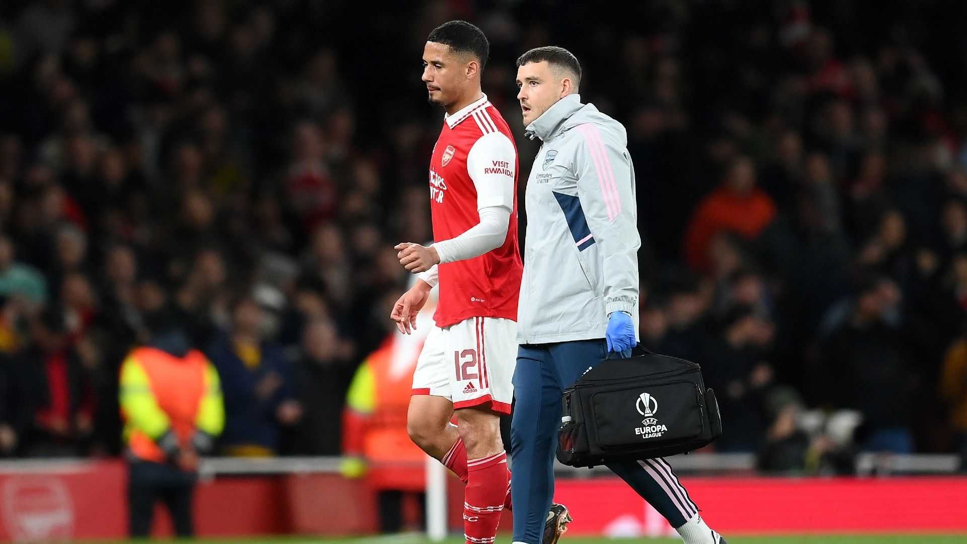 William Saliba Arsenal Injury Premier League