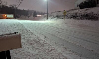 Winter Storm Blair Snow Covered Roads Virginia