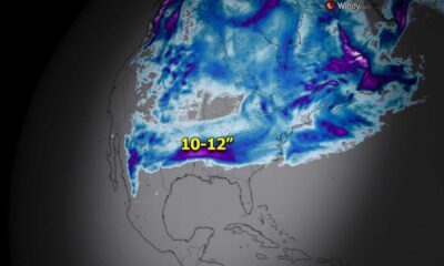 Winter Storm Cora Radar Map Texas To Virginia