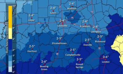 Winter Storm Cora Snow Accumulation Map 2025