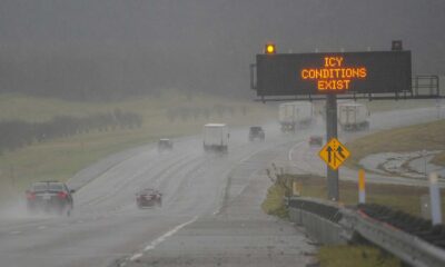 Winter Storm Cora Texas Icy Roads