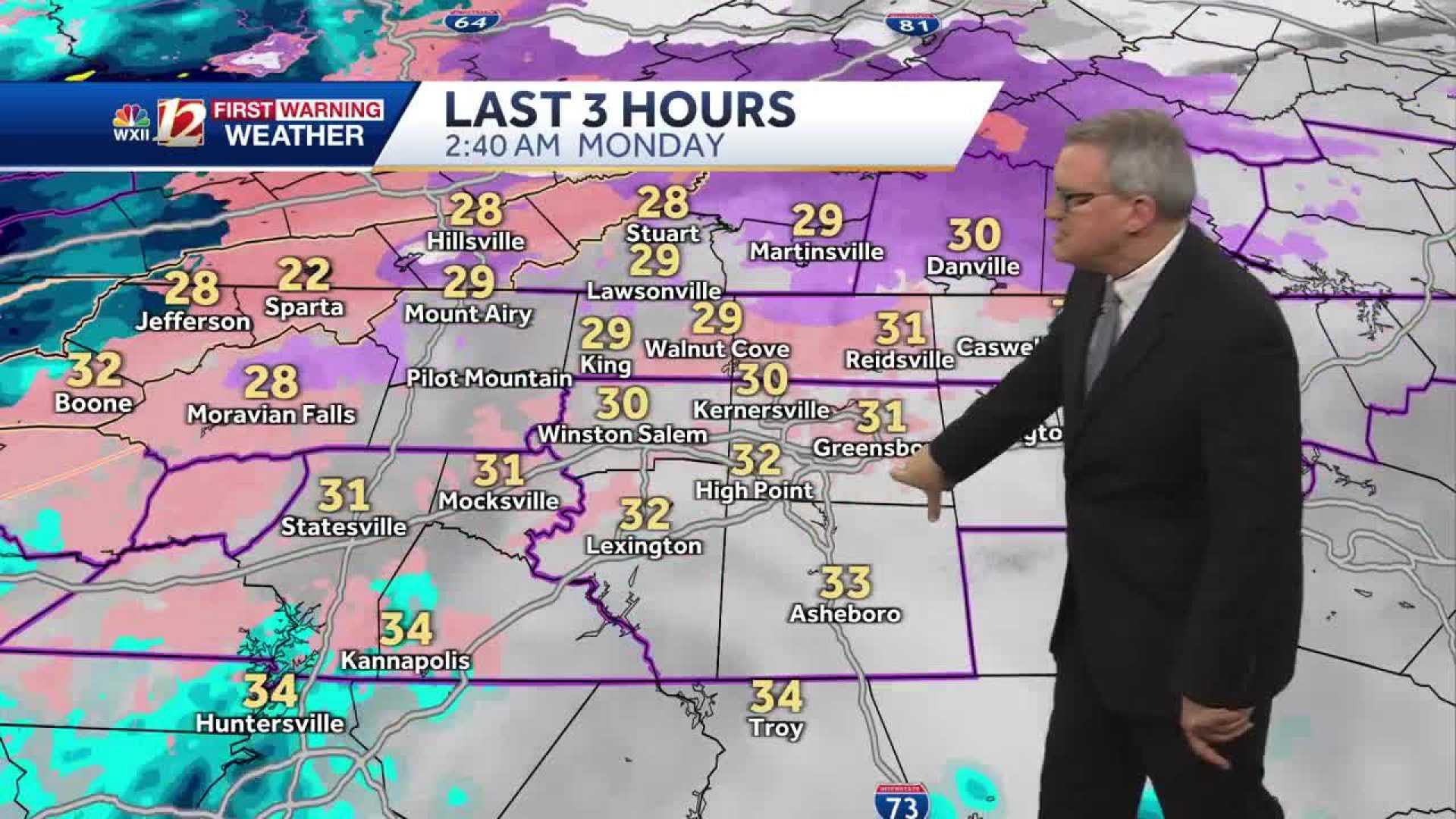 Winter Storm School Closures North Carolina Virginia