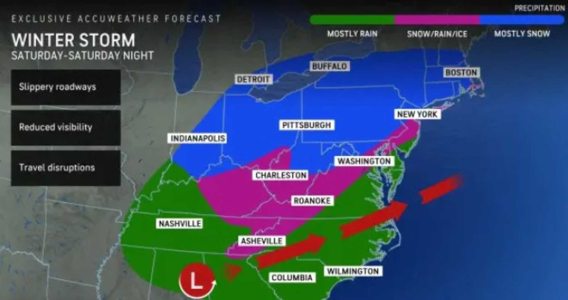 Winter Storm Southern Us Snow 2024