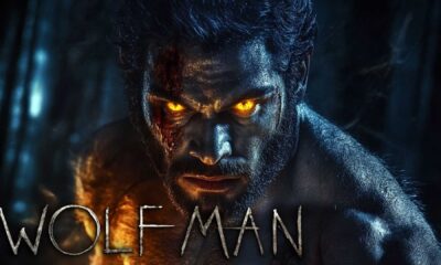 Wolf Man 2025 Movie Poster Christopher Abbott Julia Garner