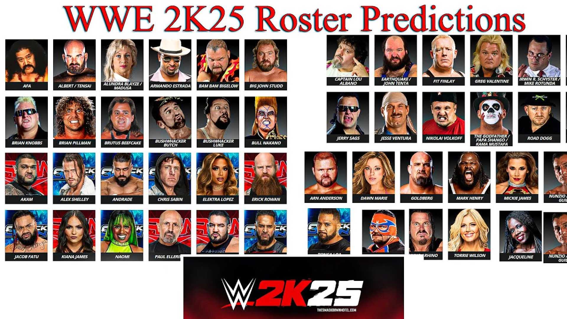 Wwe 2k25 Roster Predictions 2024