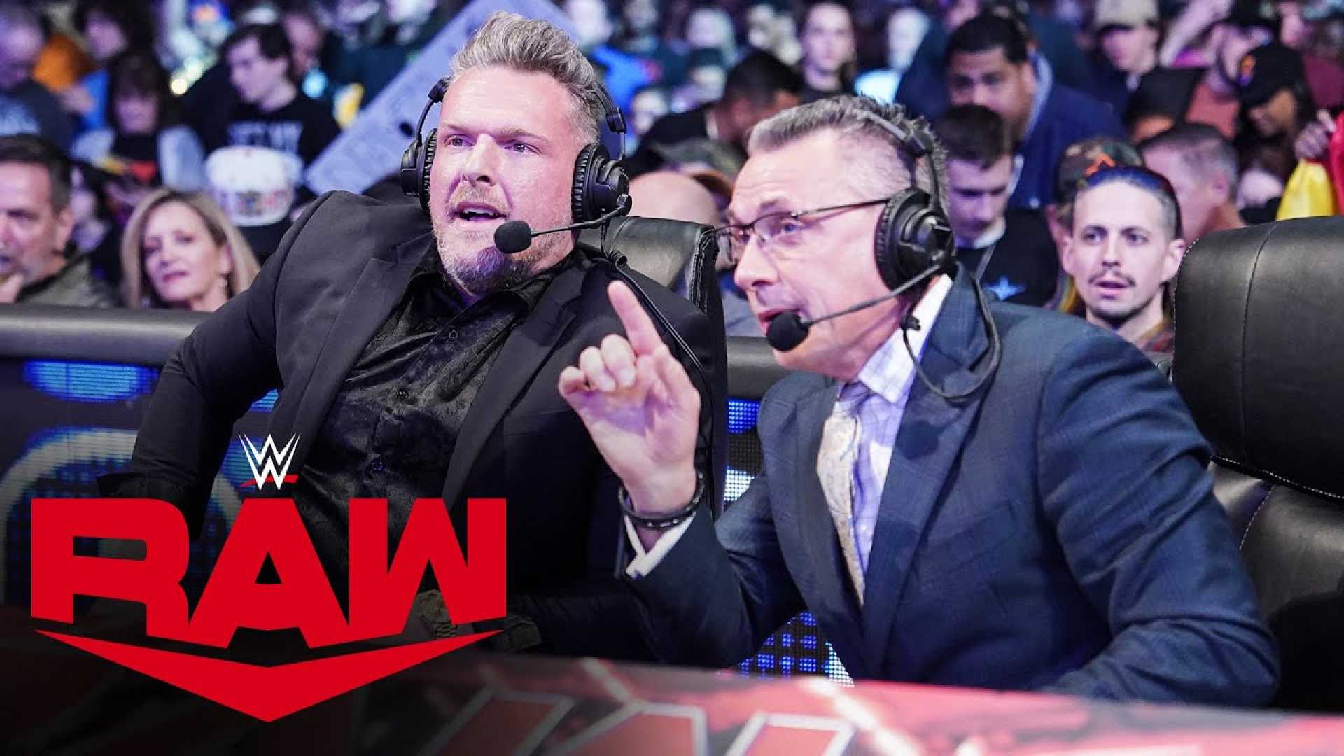 Wwe Commentary Team Pat Mcafee Michael Cole