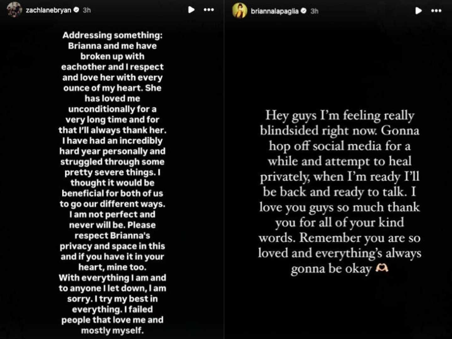 Zach Bryan Instagram Post Breakup Controversy