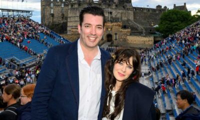 Zooey Deschanel Jonathan Scott Engagement Edinburgh Castle