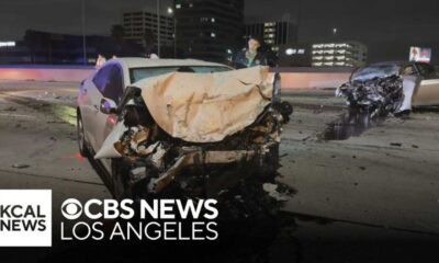 405 Freeway Encino Crash Scene