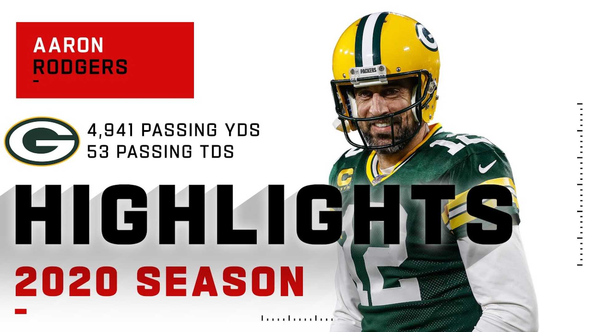 Aaron Rodgers Nfl Quarterback Career Highlights