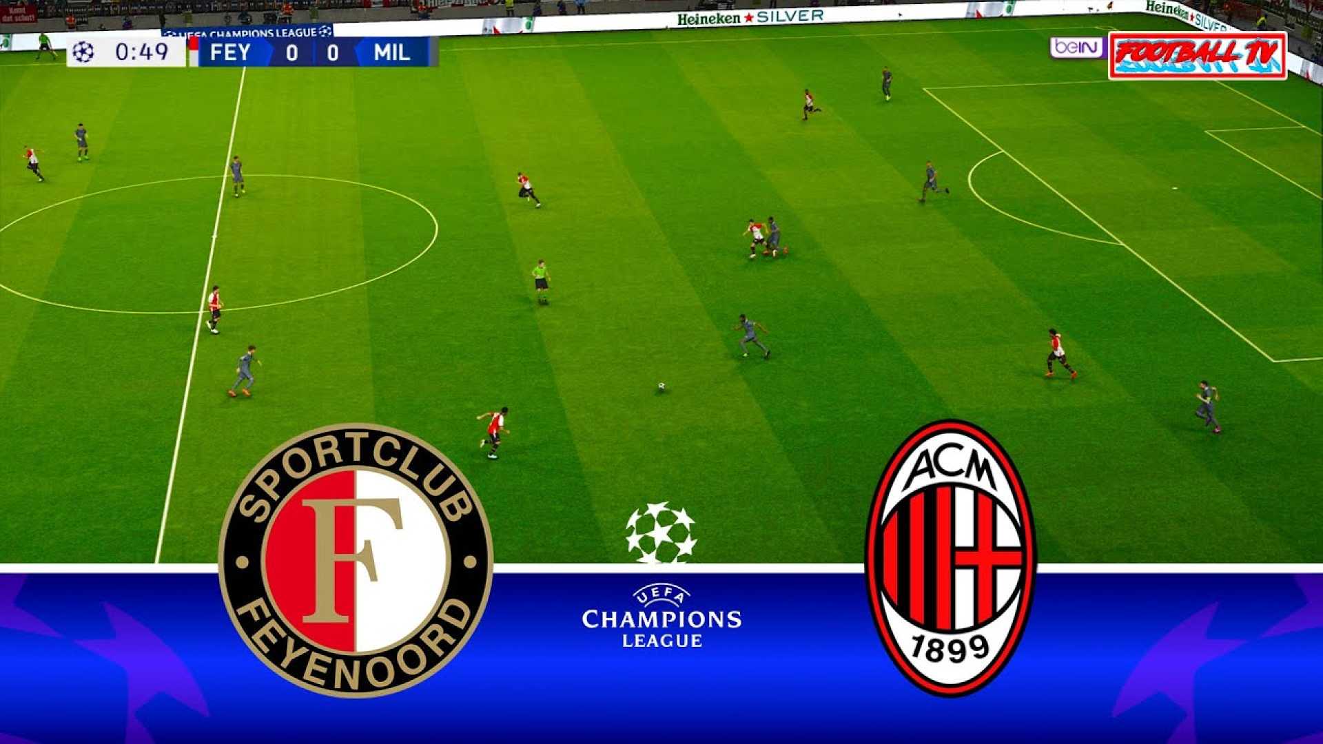 Ac Milan Feyenoord Champions League Match