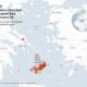 Aegean Sea Earthquake Map With Santorini