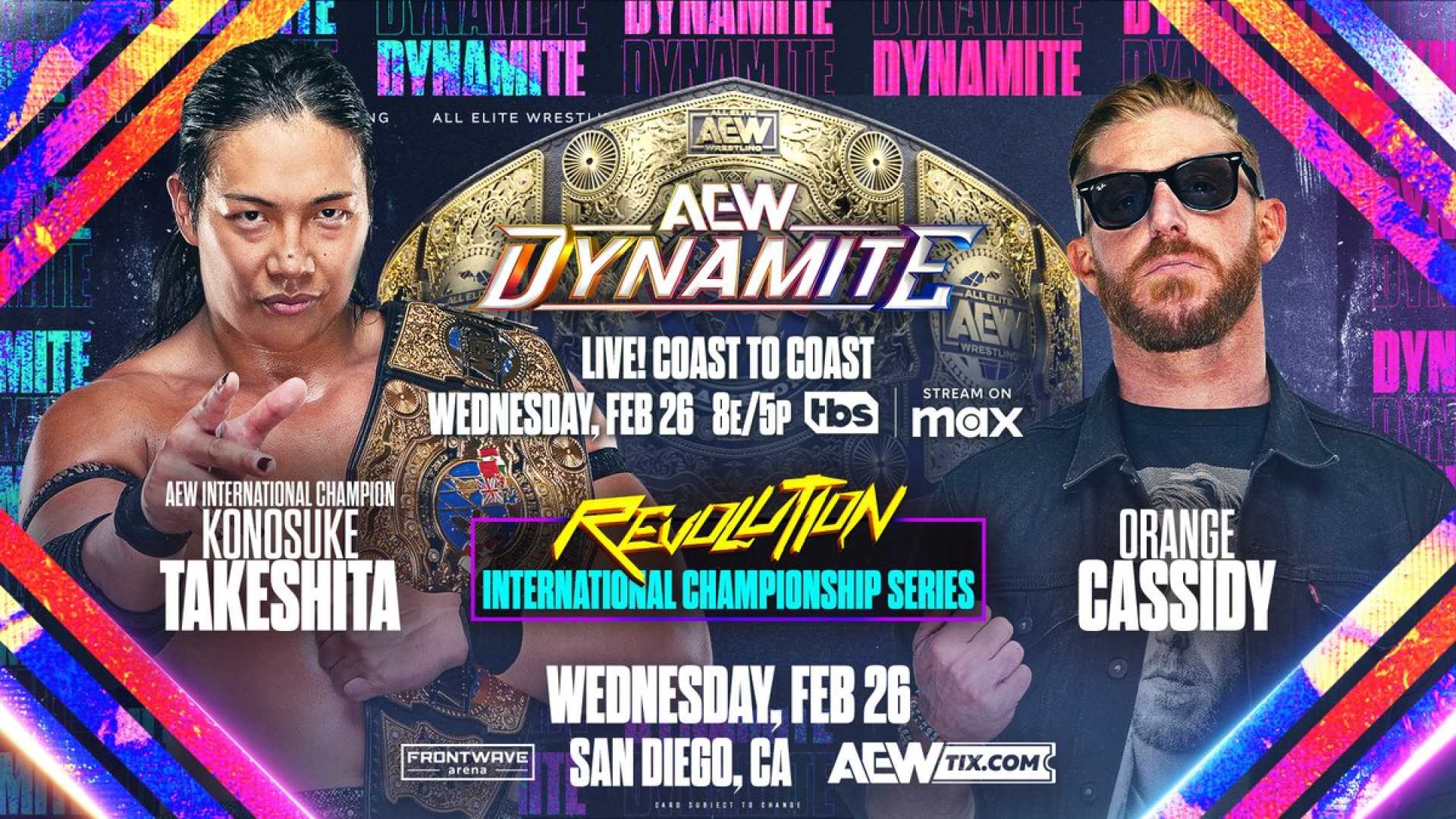 Aew Dynamite Orange Cassidy Takeshita Match