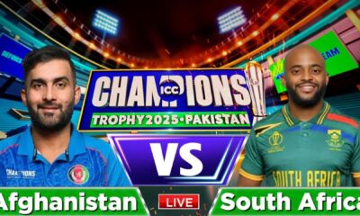 Afghanistan Vs South Africa Icc Champions Trophy 2025 Match