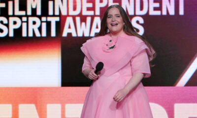 Aidy Bryant Independent Spirit Awards Kiss Kieran Culkin