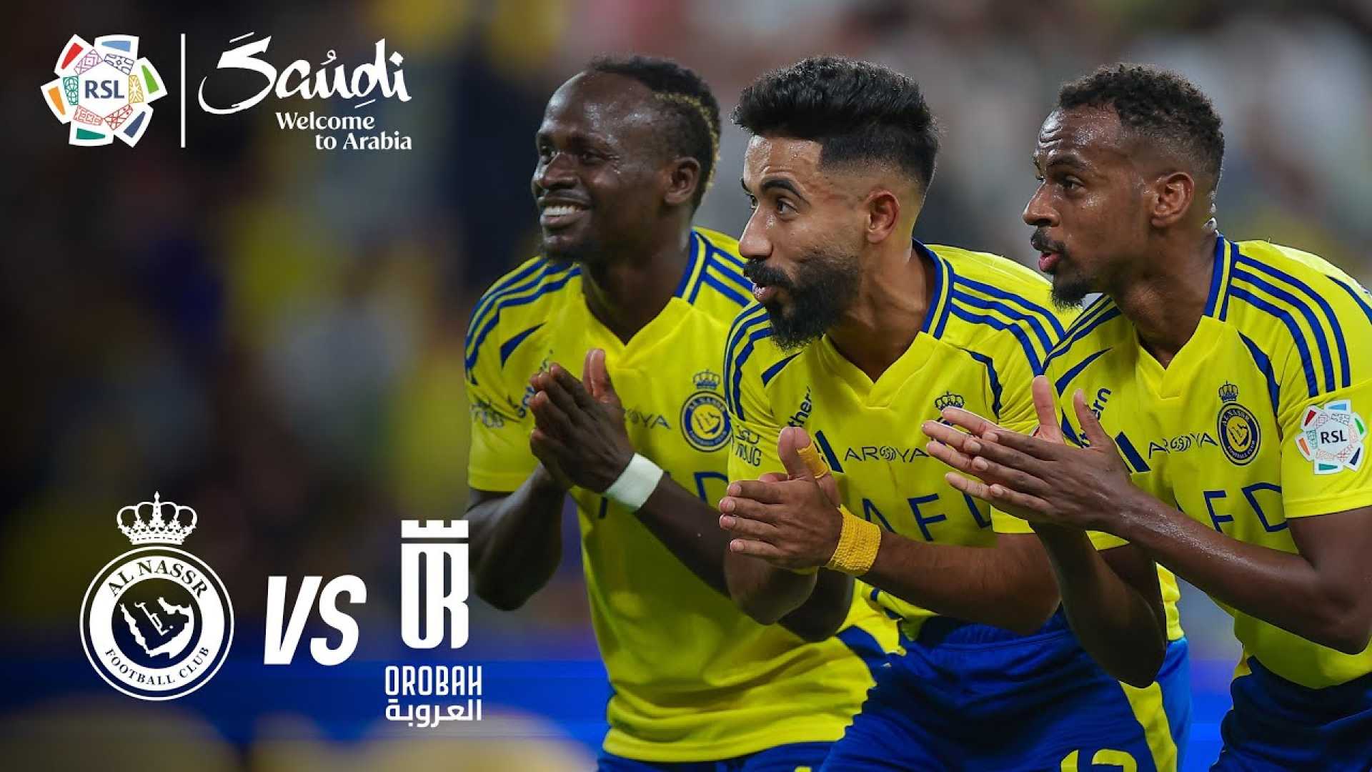 Al Nassr Vs Al Orubah Saudi Pro League Match