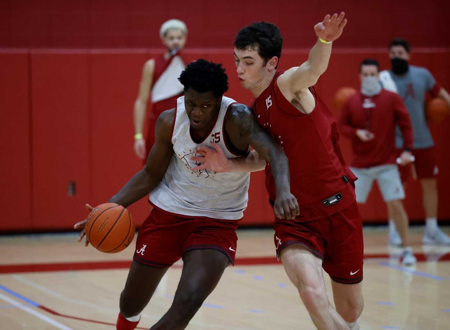 Alabama Basketball Team Practice Session