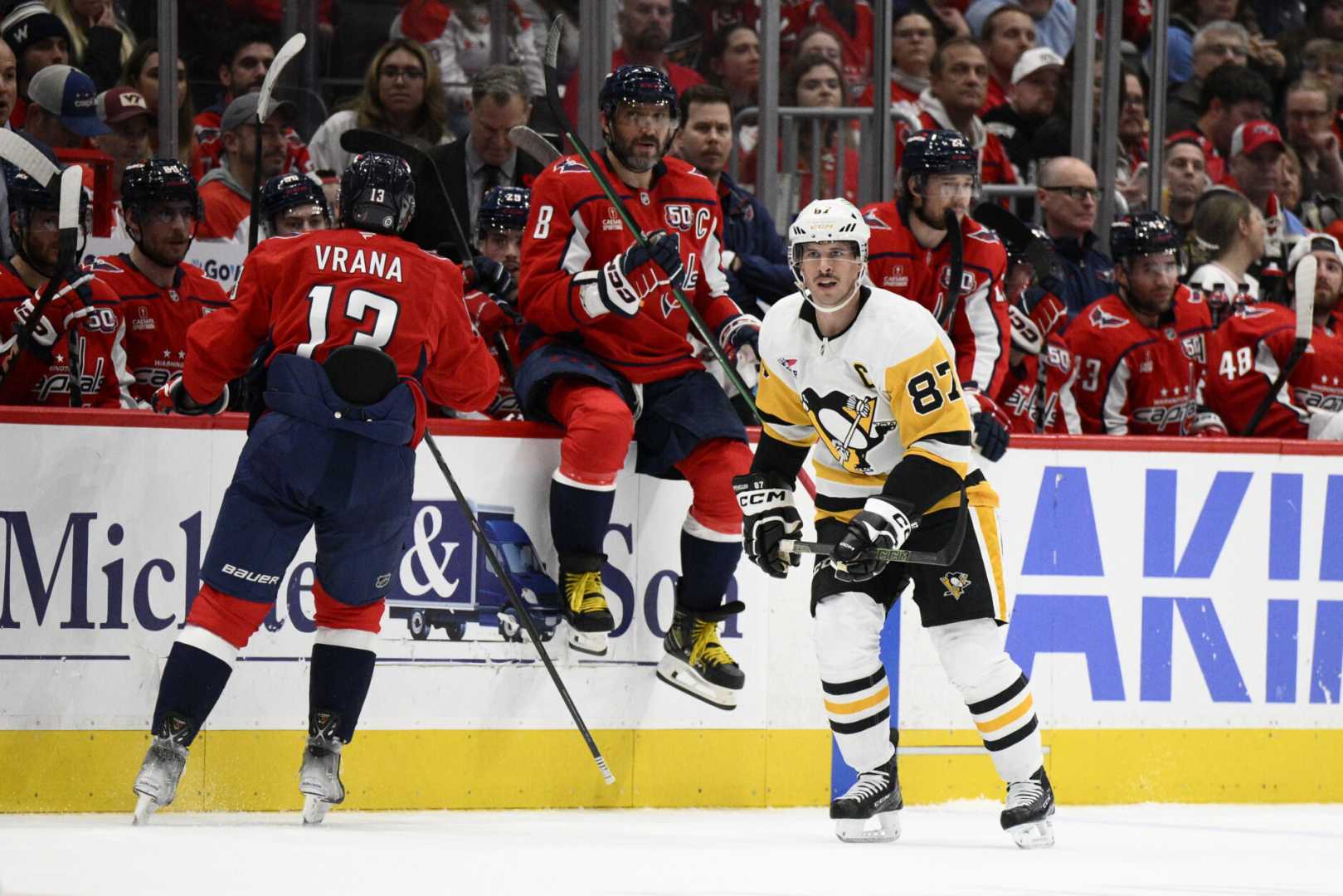 Alex Ovechkin Washington Capitals Pittsburgh Penguins Game