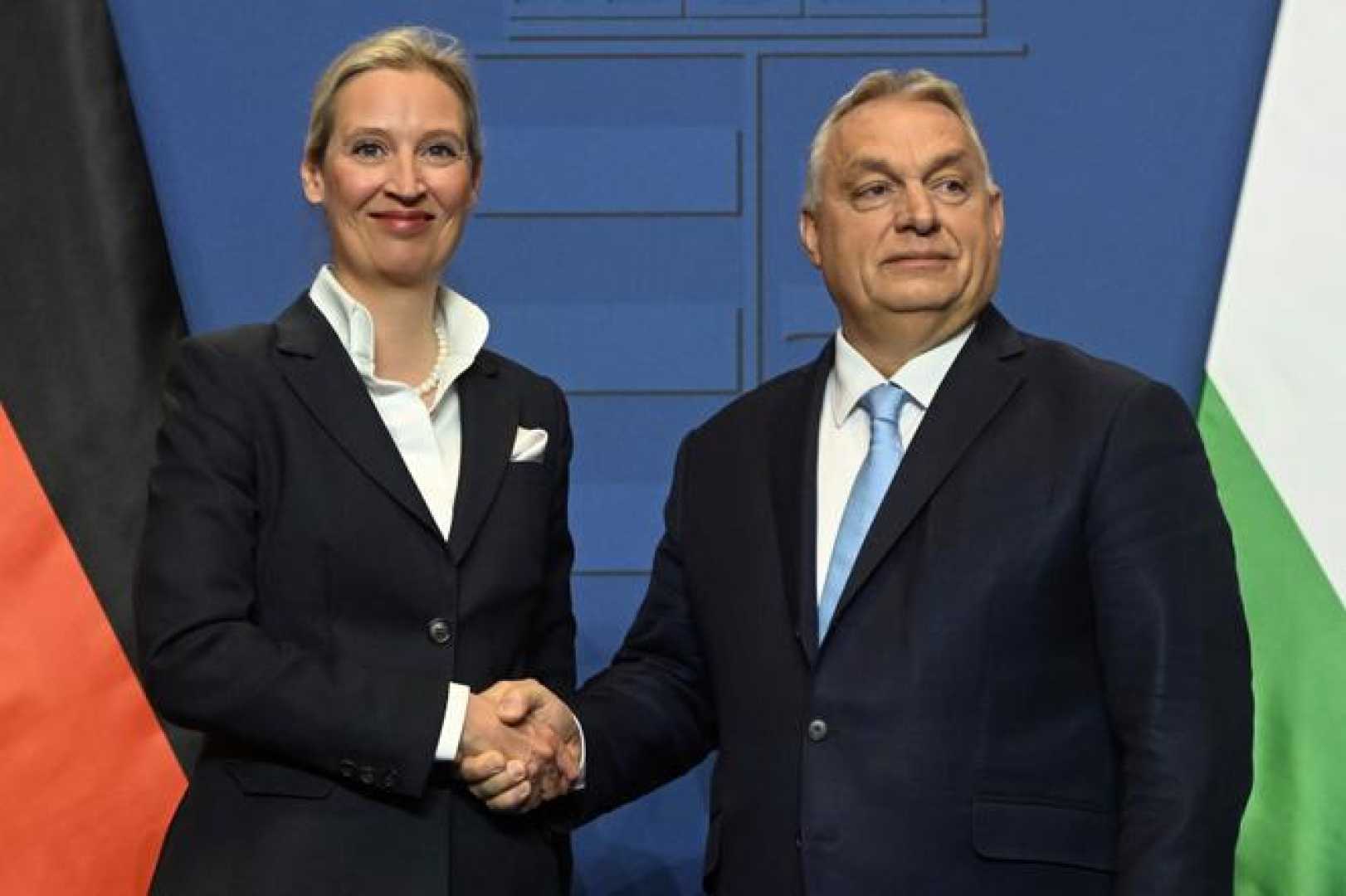 Alice Weidel Press Conference Hungary