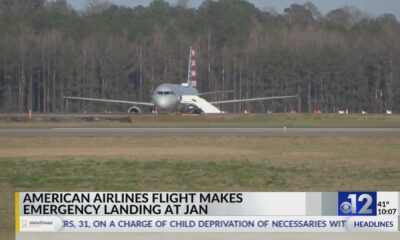 American Airlines Flight Emergency Landing Jackson Airport