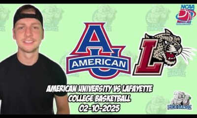 American University Basketball Vs Lafayette College