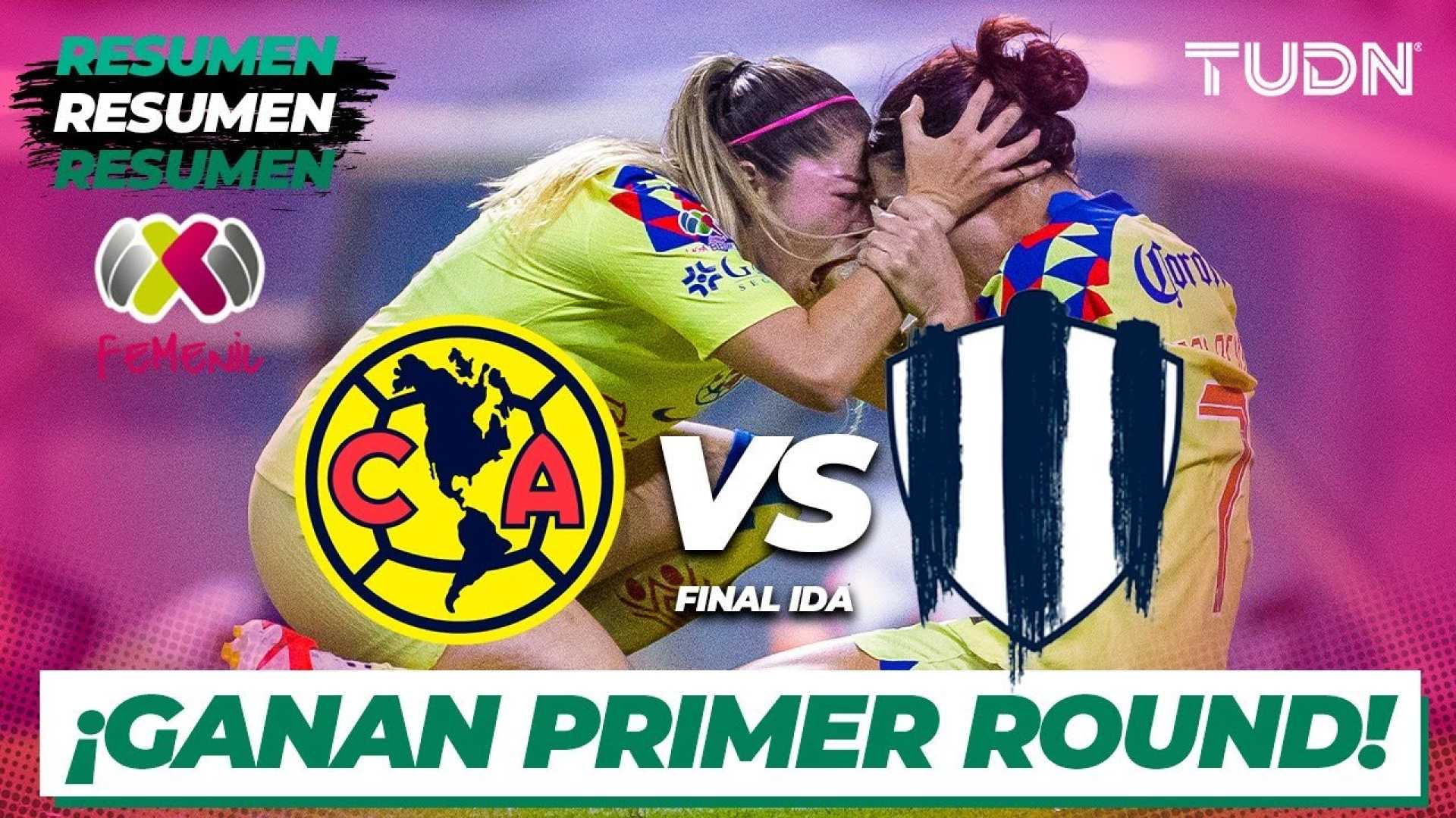 América Femenil Vs Rayadas Match Highlights