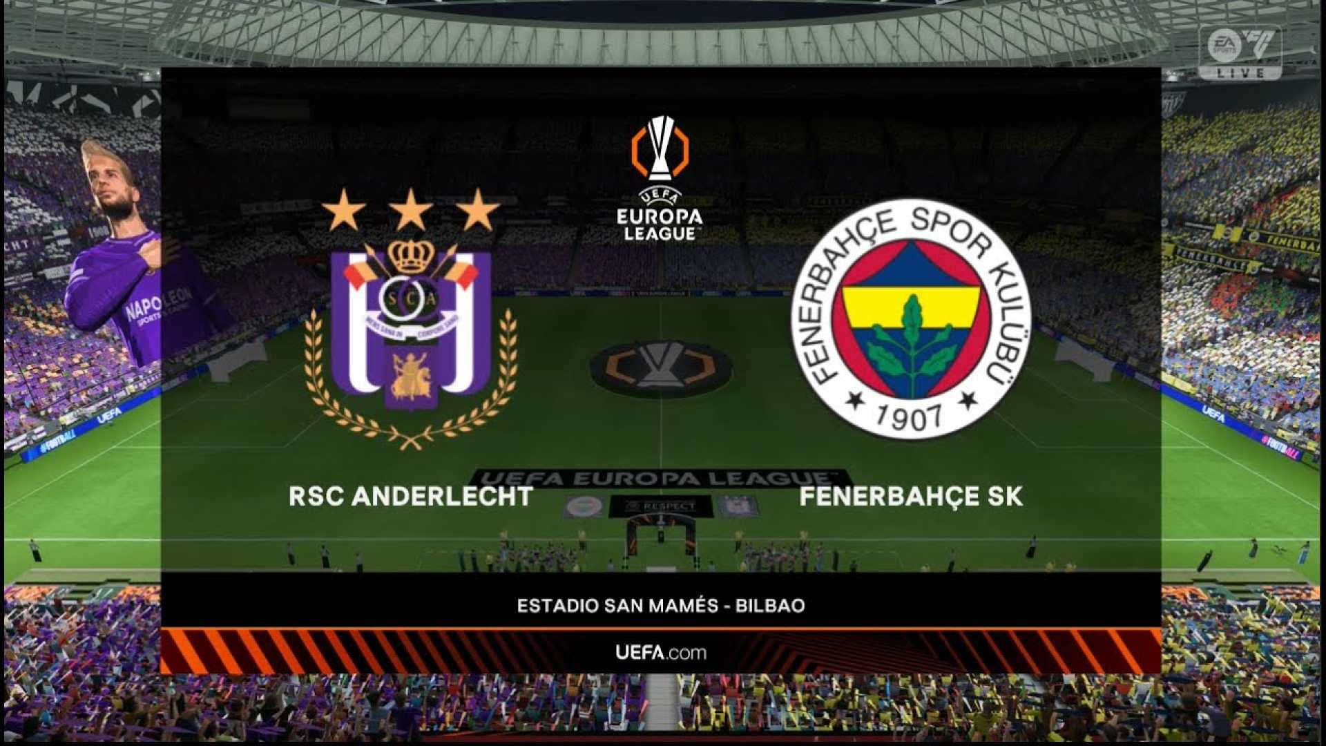 Anderlecht Vs Fenerbahce Europa League Match